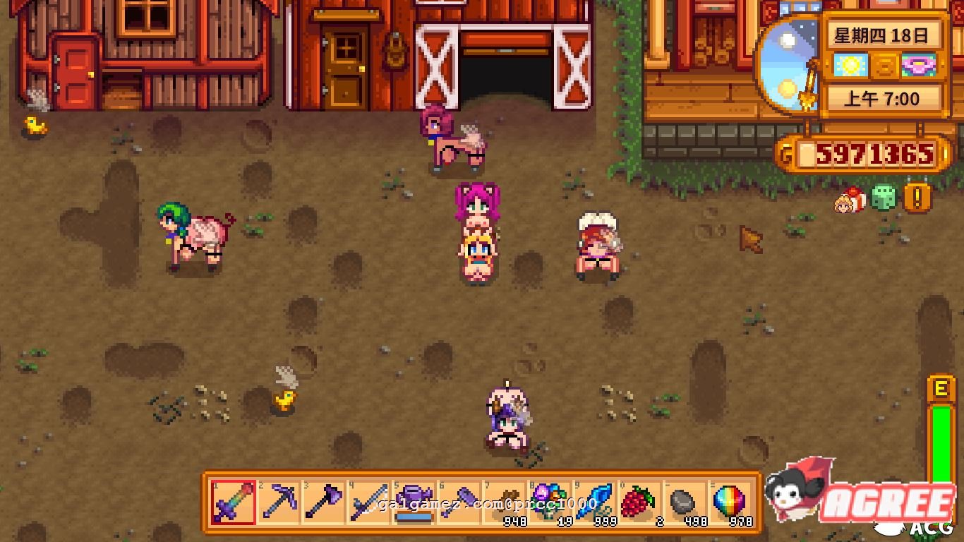 【像素RPG/中文/神奇魔改】星露谷物语V1.45 超邪恶R18绅士魔改版!【1.7G/新魔改】 畅玩游戏 预览第2张-XACG动漫资源社——中文ACG动漫游戏社区 【像素RPG/中文/神奇魔改】星露谷物语V1.45 超邪恶R18绅士魔改版!【1.7G/新魔改】 畅玩游戏 预览第2张