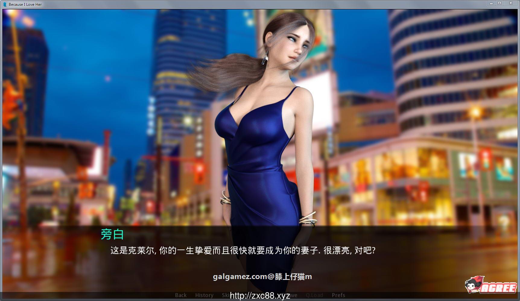 【欧美SLG/汉化/动态】因为我爱她V1.0 第1部完结汉化版【更新/PC+安卓/1G】 畅玩游戏 预览第3张