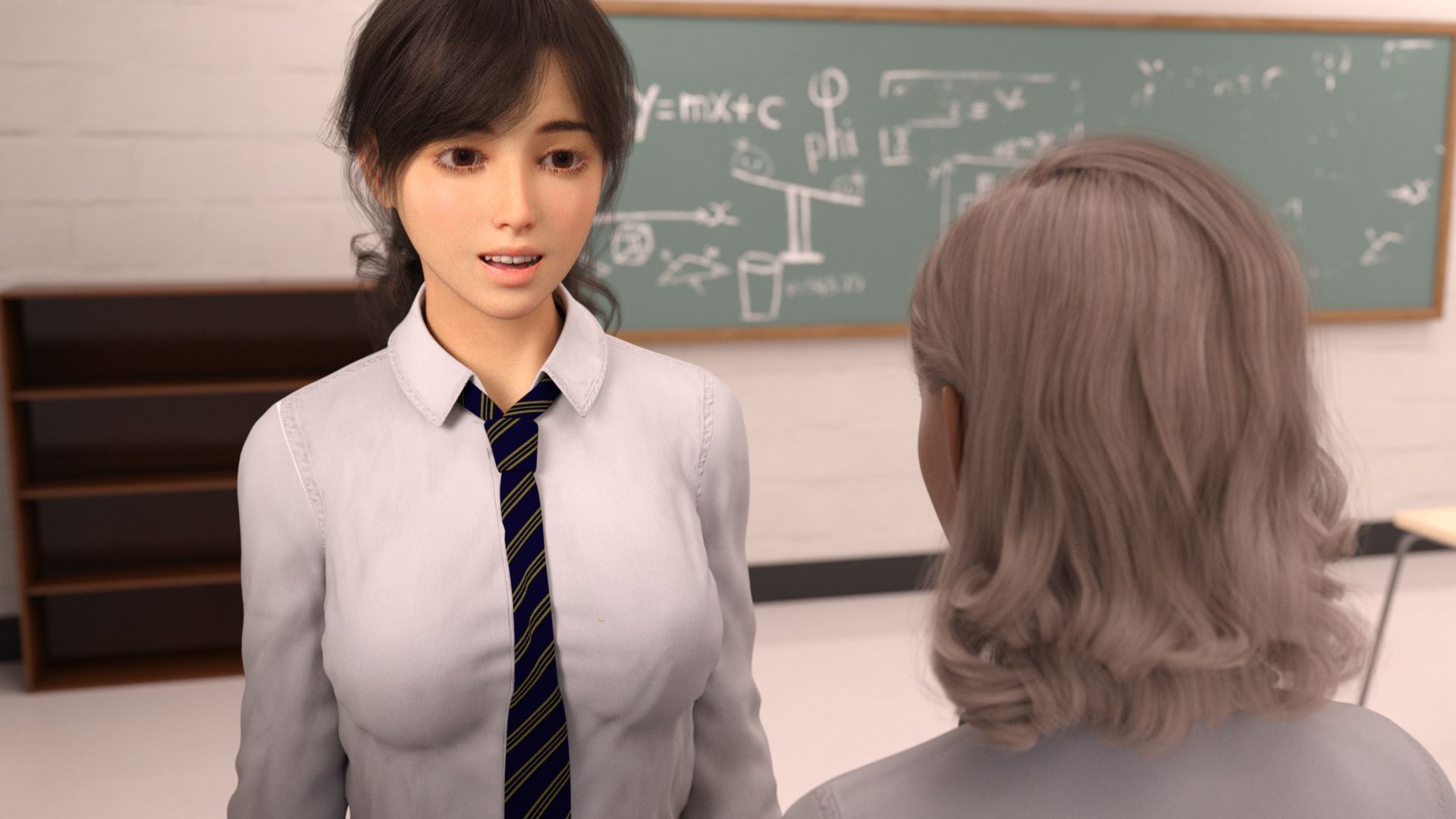【欧美SLG/中文/3D】裸体学校 Nudist School 0.6【PC+安卓/1G】 畅玩游戏 预览第5张