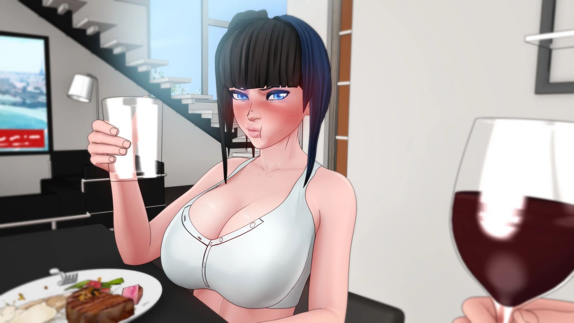 【欧美SLG/中文/动态】与女神一起被隔离 Confined with goddesses 0.33【PC+安卓/800M】 畅玩游戏 预览第5张