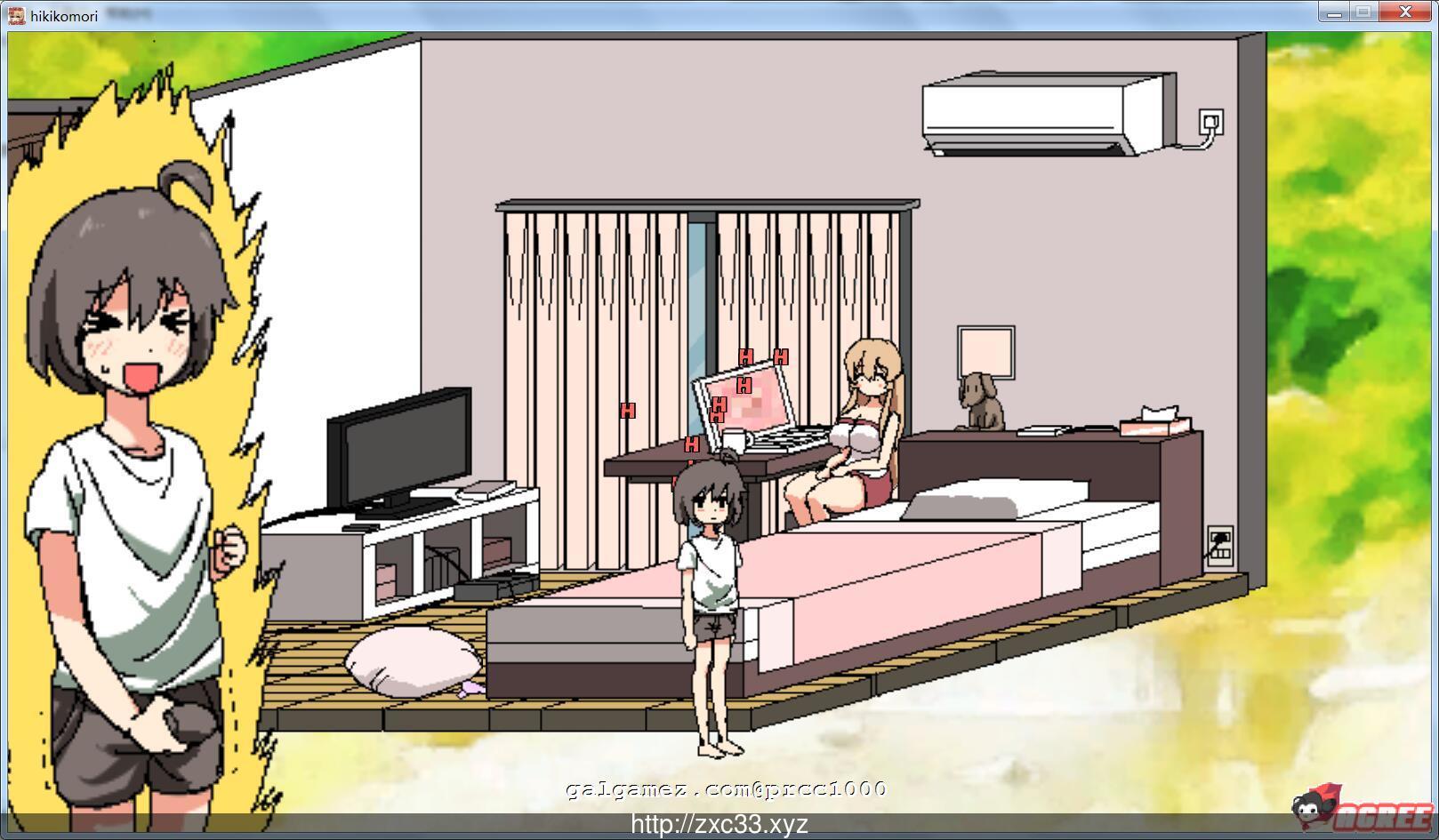 【互动SLG/像素风/动态】和家里蹲死宅女姐姐的エロ生活！完整正式版【980M】【新作】 畅玩游戏 预览第3张