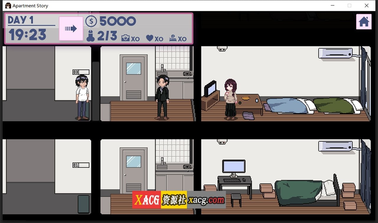 【像素养成SLG/中文/全动态】公寓物语 官方中文版【122M/新作】 畅玩游戏 预览第4张-XACG动漫资源社——中文ACG动漫游戏社区 【像素养成SLG/中文/全动态】公寓物语 官方中文版【122M/新作】 畅玩游戏 预览第4张