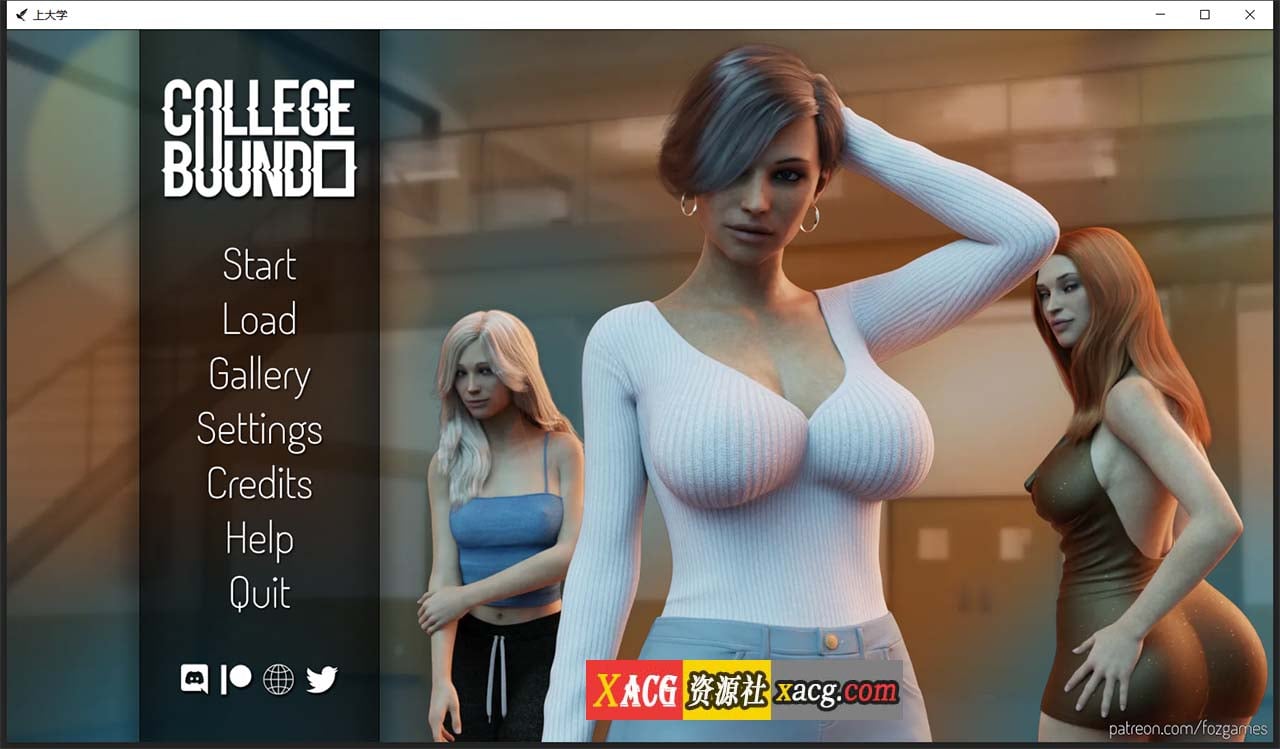 【欧美SLG/汉化/动态】上大学 V0.5.16 汉化版【PC+安卓/2G】 畅玩游戏 预览第1张