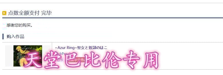 【ACT/中文/全动态】碧蓝之戒：圣女和奴隶的轮舞 V1.09中文修复版+存档【更新/CV/8G】 畅玩游戏 预览第2张