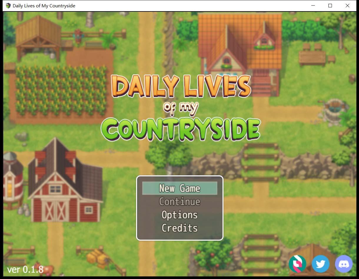 【2D欧美SLG/英文/动态CG】我的乡村日常生活！Ver0.18 英文版【PC+安卓/1.3G】 畅玩游戏 预览第1张