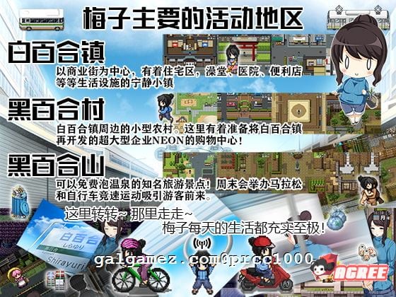 【高自由度RPG/中文】地域活性生存RPG-梅子来了哦~DL官方中文破解版 +存档【600M/新汉化】 畅玩游戏 预览第4张