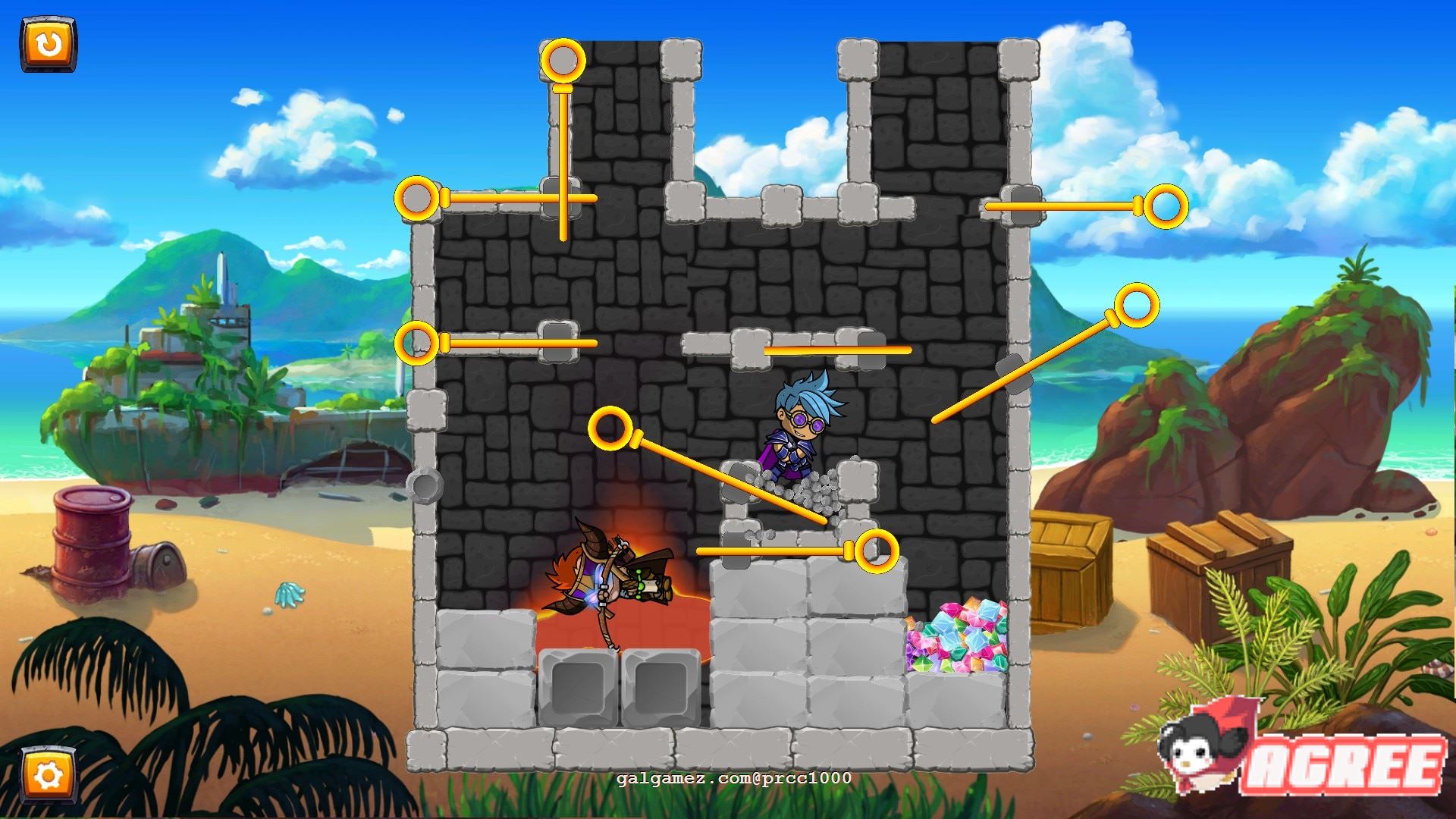 【神奇SLG/中文/全动态】救妞大冒险！Save The Girl 官方中文步兵版【500M】 畅玩游戏 预览第11张