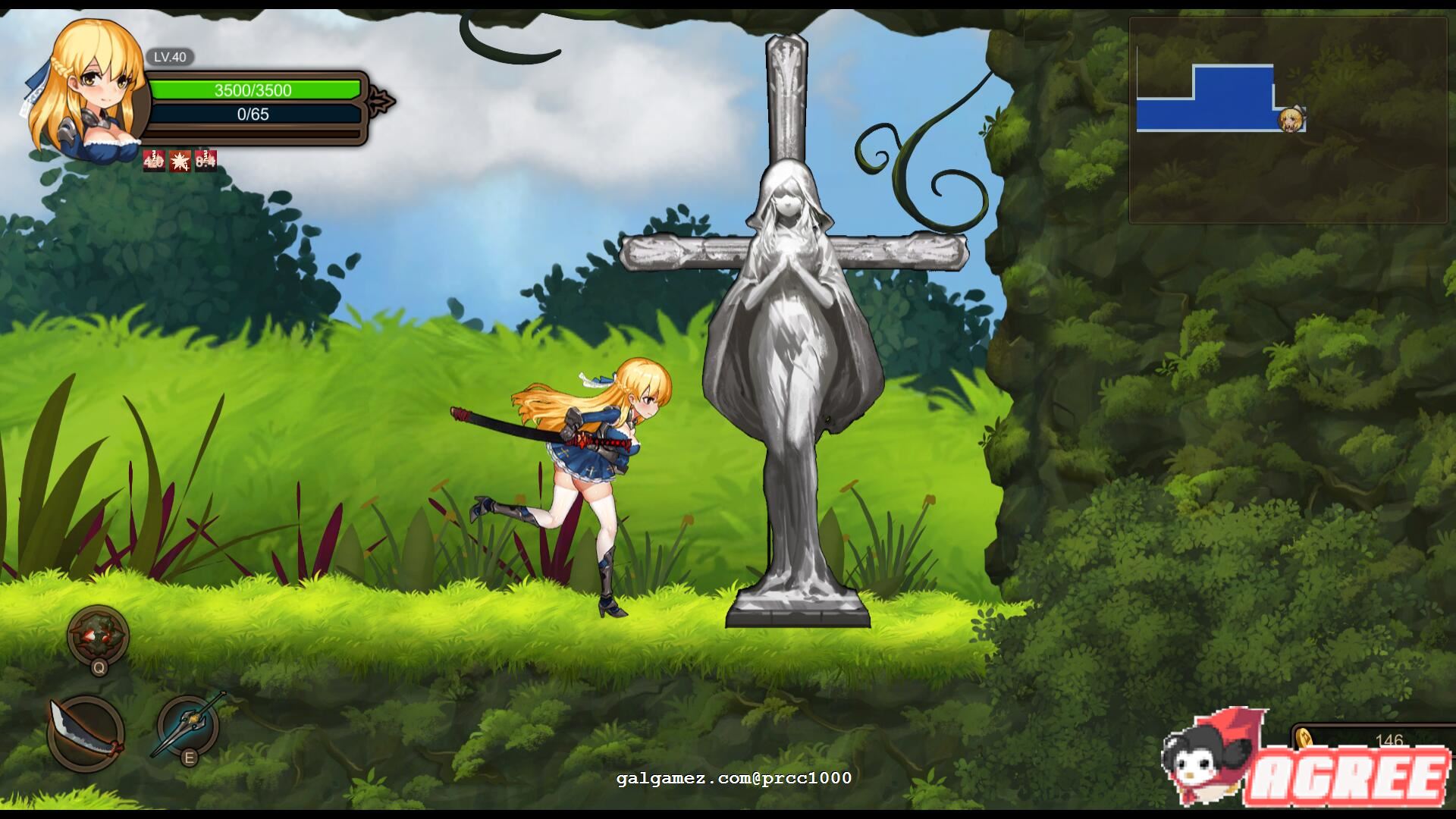 【ACT/中文/全动态】碧蓝之戒：圣女和奴隶的轮舞 V1.09中文修复版+存档【更新/CV/8G】 畅玩游戏 预览第9张