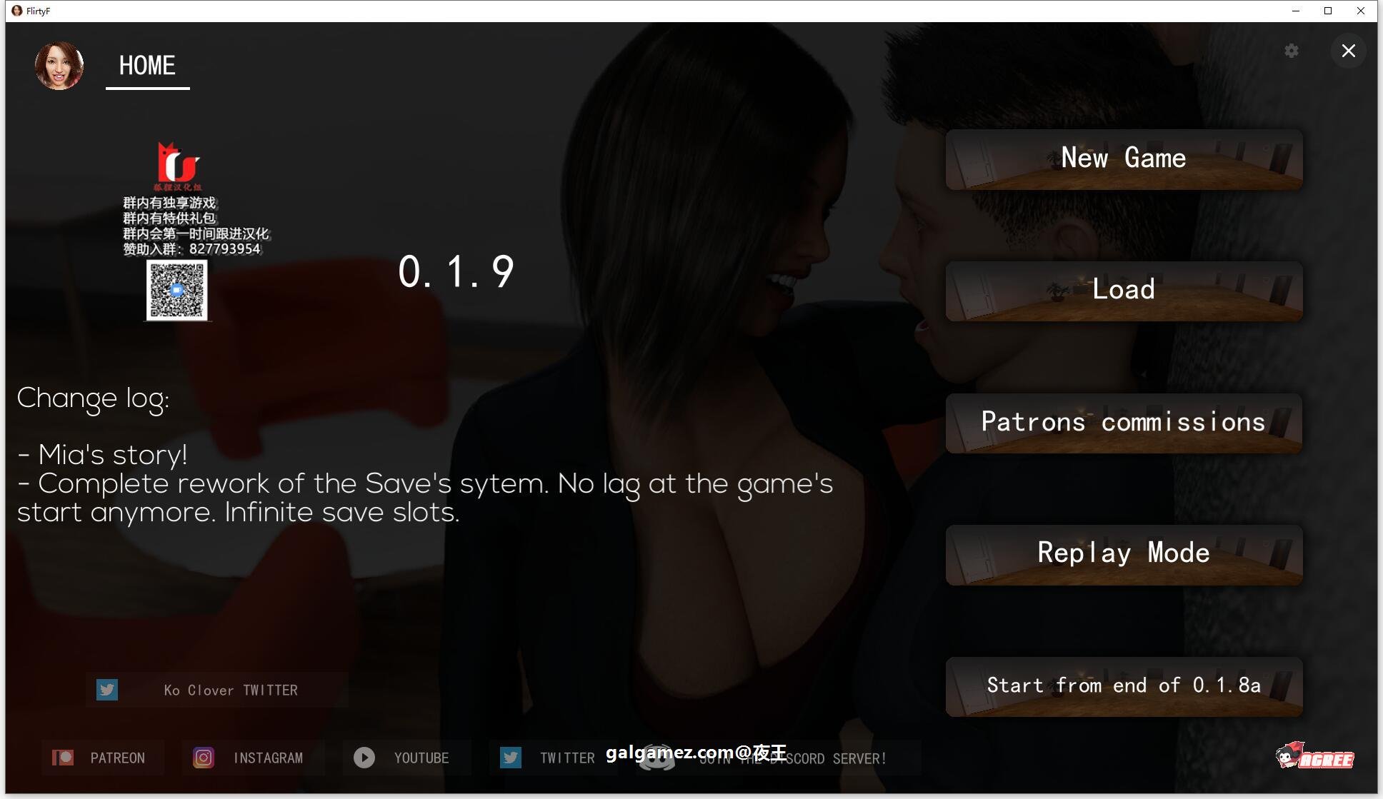 【欧美SLG/汉化/动态】妩媚 Flirty F V1.90 精翻汉化版【2月大更新/2G】 畅玩游戏 预览第1张