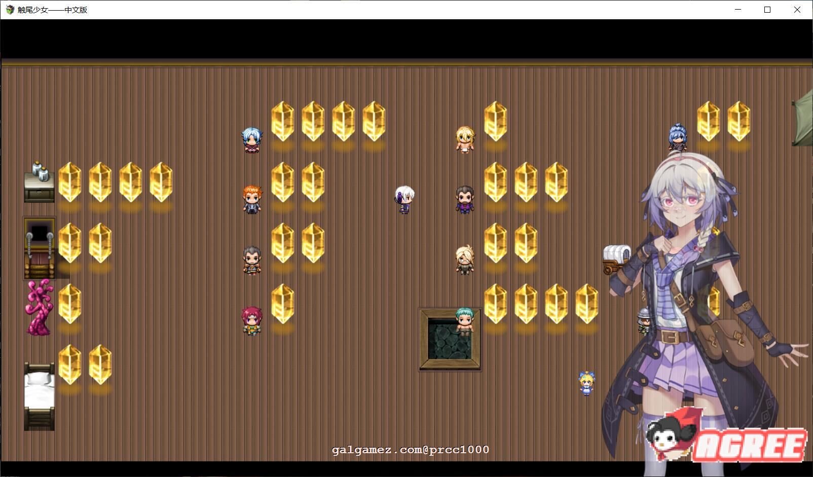 【RPG/中文/步兵】触尾少女-打工治疗寄生触手吧 官方中文正式版+存档【700M/新作/CV】 畅玩游戏 预览第5张