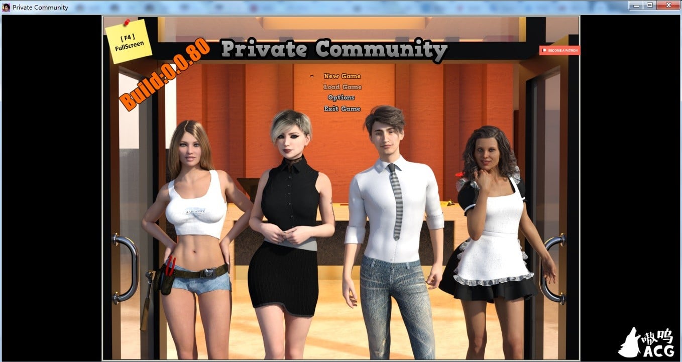 【欧美SLG/汉化】私人社区 Ver0.16c 高压汉化版【PC+安卓/500M】 畅玩游戏 预览第1张