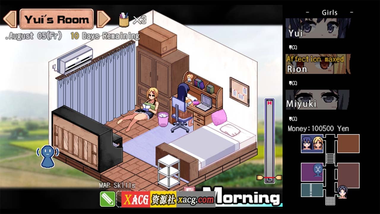 【像素神作SLG/中文/新DLC】夏日狂想曲+ V2.02DLC STEAM官中步兵版+存档【更新/PC+安卓/4G】 畅玩游戏 预览第12张