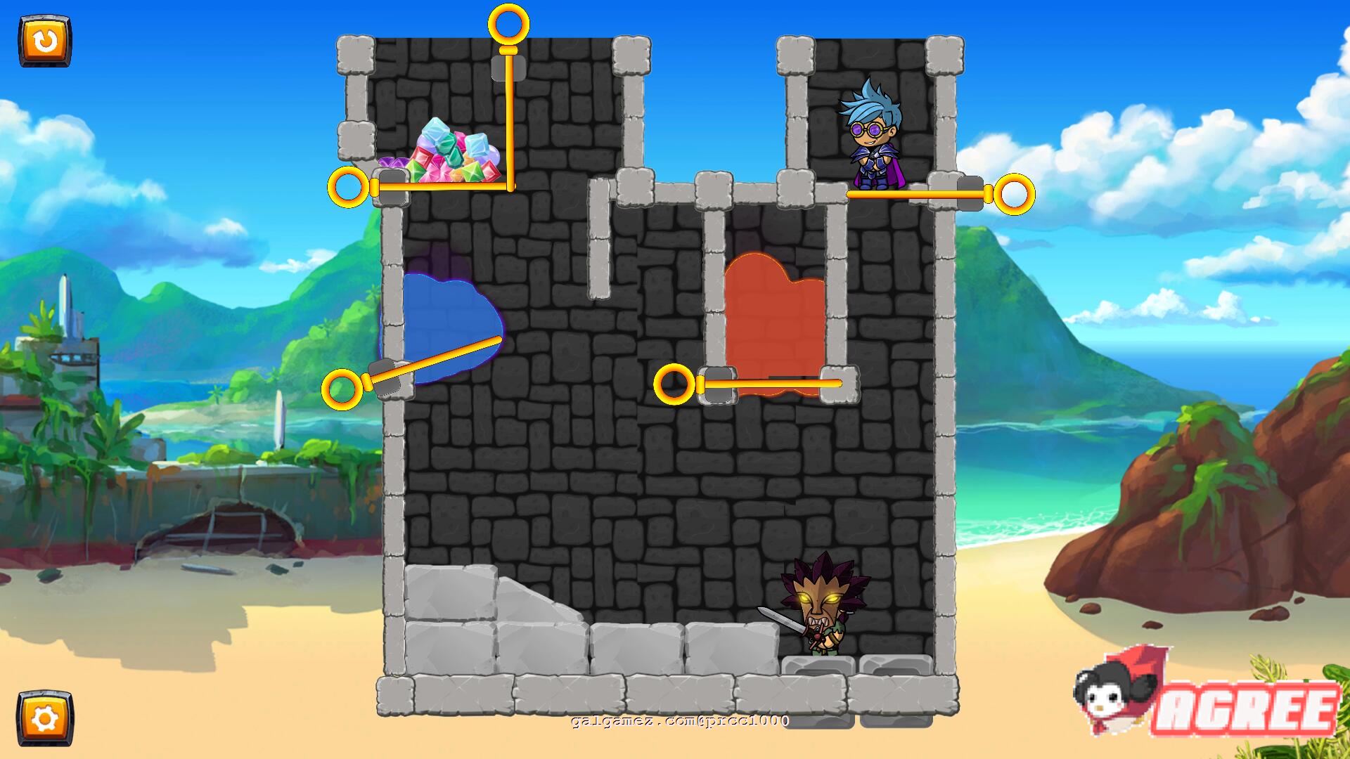 【神奇SLG/中文/全动态】救妞大冒险！Save The Girl 官方中文步兵版【500M】 畅玩游戏 预览第8张