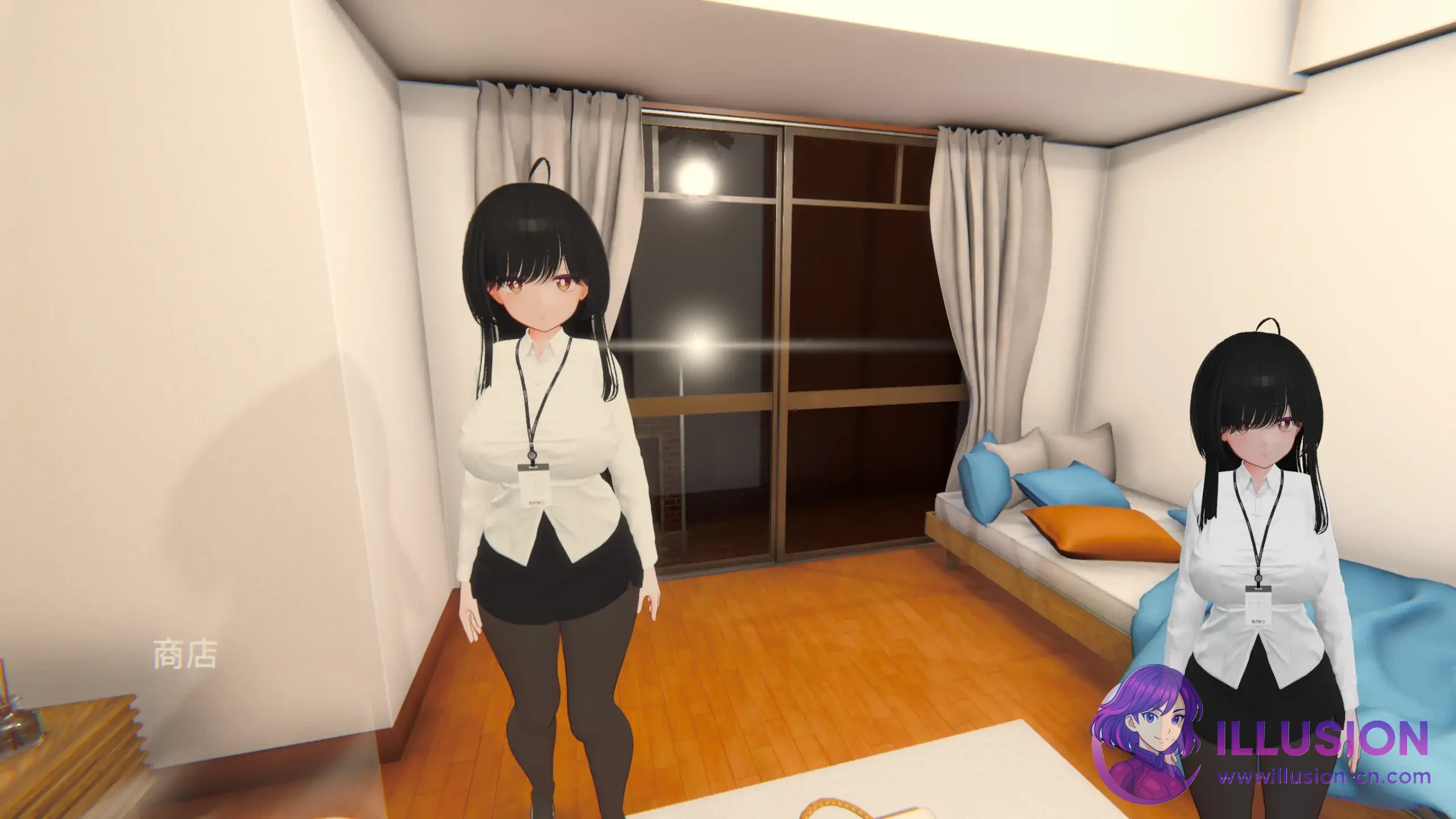 栗栗酱今天也要露出挑战！  [Demo v0.3 官方中文] [PC] [3D新作/官中/动态/露出] [2.3G/FM/百度]