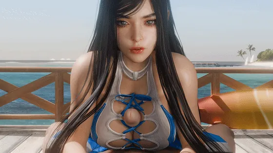 [3D/无修/动态] LazyProcrast 8月长篇新作：渡鸦 冷艳长腿女神二郎腿挑鞋骑乘爆肏中出 [3.4G/FM/WY]