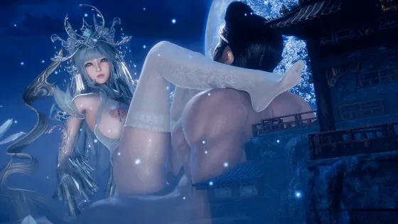 [3D/无修/CV] Elarbaby：D42 嫦娥&玉兔 性感女神姐妹花强制榨取精华 [4.4G/FM/WY]