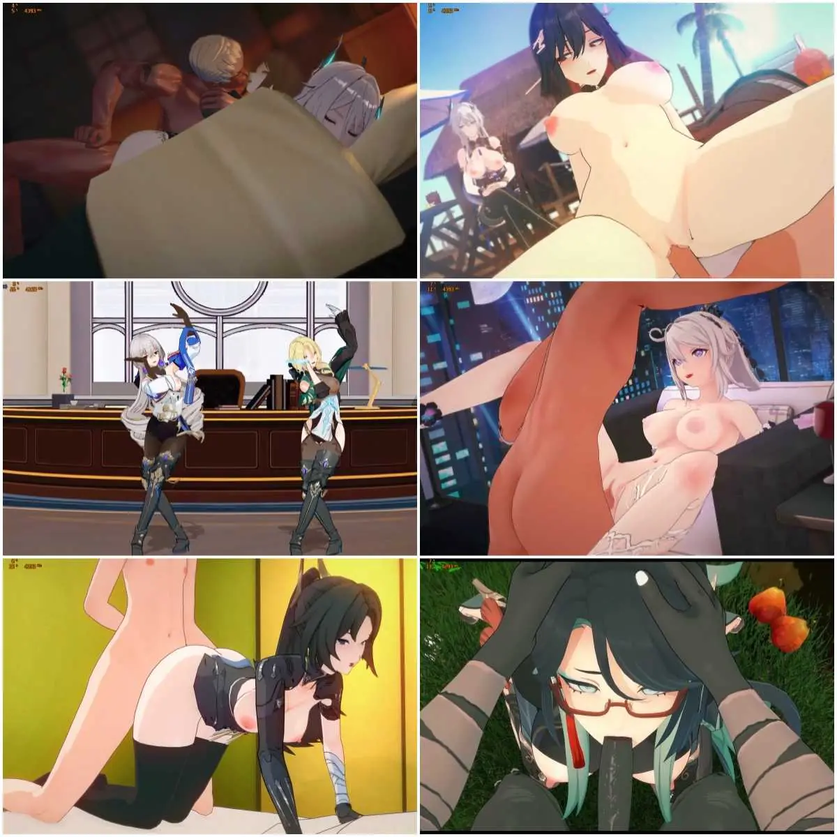 【MMD】【更新至2025.4.12】精品合集6_超高质量R18MMD_fengyunmomo_含NTR【3.2G/6V】【FM转BD】