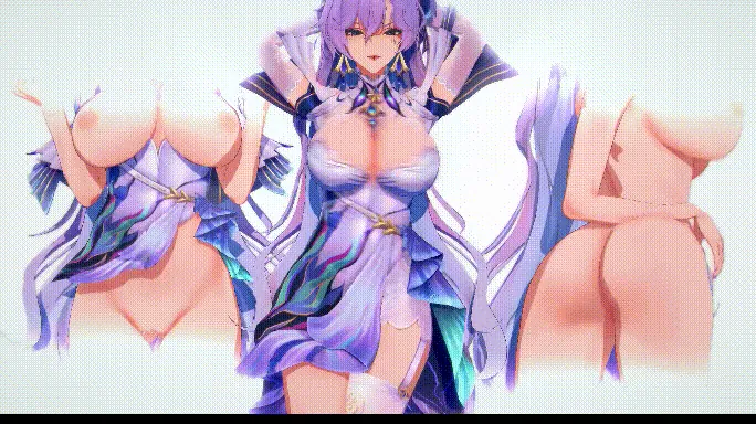 【MMD/KKkirito/纯啪】鸣潮 白丝坎特蕾拉和黑丝赞妮【367m/1080p/飞猫百度】