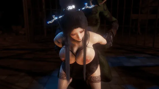[3D/NTR/VAM] fengying：陆雪琪 兽人地牢 下 性感黑丝御姐沦为兽人肉便器 [3.6G/FM/WY]