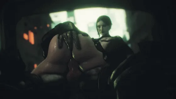 [3D/无修/NTR] SRVN -2412新作：萨姆斯+黑猫+史卡蕾特+蒂法 性感女神一脸享受着狗狗的巨根中出 [18G/FM/WY]