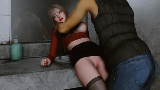[3D/NTR/VAM] GAJIJAJI 8月新作：Club Restroom 性感黑丝御姐公共厕所内凌辱侵犯中出 [4.6G/FM/WY]