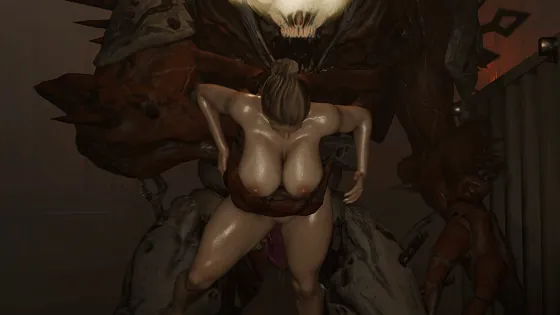 [3D/无修/CV] Mangoman 3月新作：丰腴巨乳女骑士战败被兽人凌辱侵犯 [1G/FM/WY]