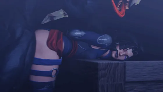 [3D/无修/CV] Bewyx 2月新作：乱破+D.Va+灵蝶+隐形女侠 性感御姐激情爆肏中出 [2.1G/FM/WY]