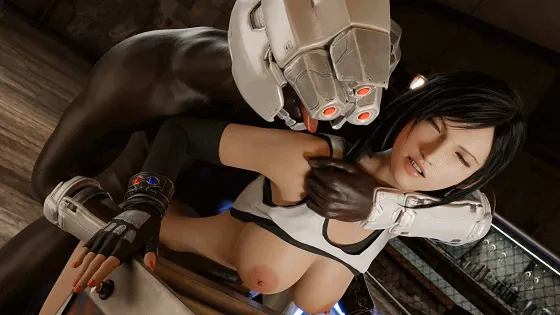 [3D/无修/NTR] VatiWah 7月新作：舞+蒂法 性感女神黑色巨根轮番侵犯中出 [966M/FM/WY]