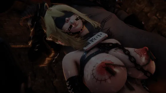 [3D/无修/CV] Elarbaby：D-25 阿尔托莉雅 金发巨乳御姐监禁拘束调教中 [1.6G/FM/WY]