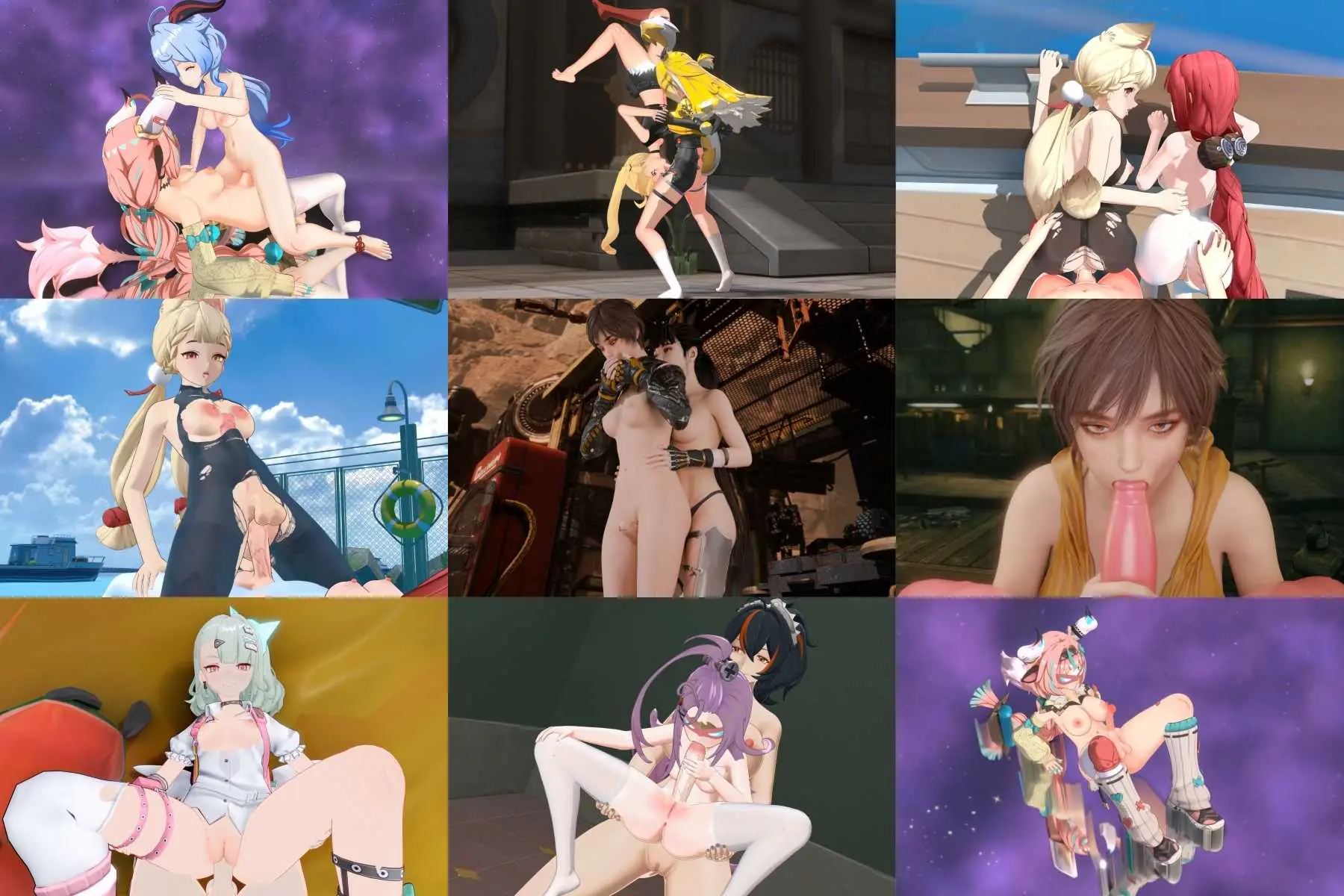 【MMD】【更新至2025.10.27】精品合集_高质量R18MMD_Fufuu_futa【1.2G/11V】【FM转BD】