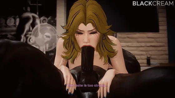 [3D/无修/NTR] BlackCream 4月新作：SueStorm X BBC 隐形女侠-妻子的秘密 性感人妻在健身教练的黑色巨根下完全堕落 [3.6G/