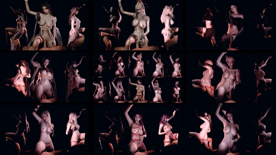 【3D同人动画】TAE:动漫联动-骑乘混剪第二弹【229mb-3分钟】飞猫+微云