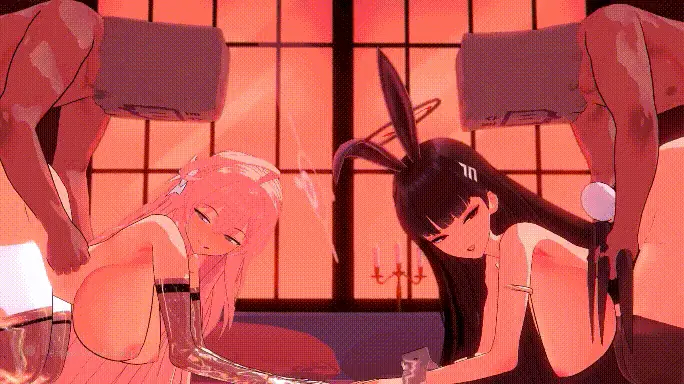 【MMD/LeKanto/纯啪】蔚蓝档案熟女风~乱交淫啪 +NIKKE乱交/NTR出轨人妻【773m/1080p/飞猫百度】