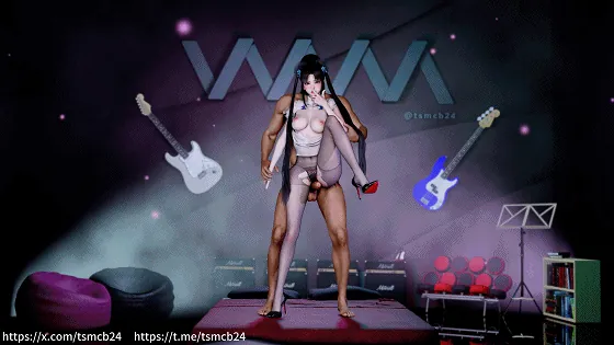 [3D/动态/VAM] 天使没翅膀：赵灵儿 比比安慕希 性感黑丝双马尾少女M腿骑乘后入中出 [1.6G/FM/WY]