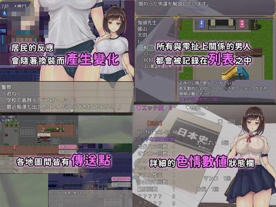 [逐渐知晓性的处女～青涩女学生与男人们共度的夏天～ / 性に目覚める処女～男達とひと夏の体験～] [官中步兵版] [PC] [RPG] [700M/微云网盘/直链]